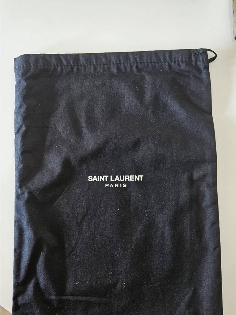 Saint Laurent Camo Star Zip Pouch in Olive and Black - Picture 15 of 15